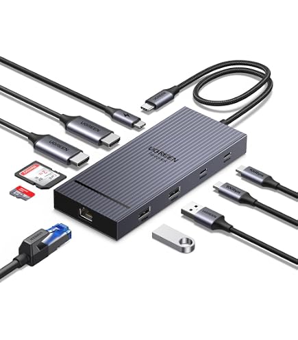 Dell DA310 USB-C Mobile Adapter, 7-in-1, Type C Laptop Compatible